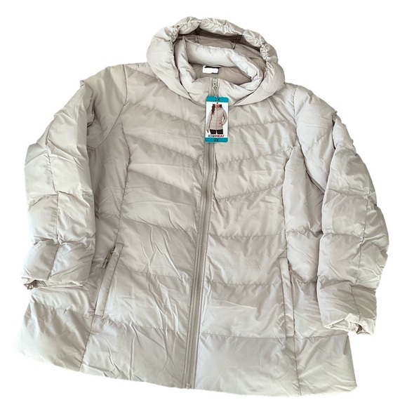 32 Degrees Women's Chateau Gray Puffer Jacket Size 2X NWT - Picture 1 of 9
